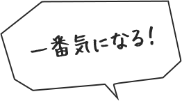 一番気になる！