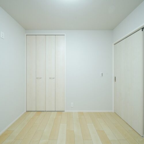 子供部屋も将来を見据えてシンプルな造りに
