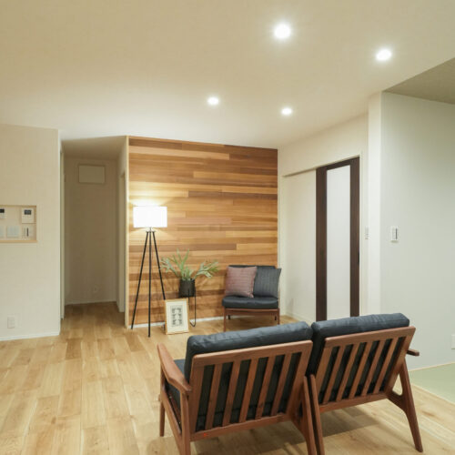 キッチン・お風呂・トイレ、どこにでもアクセス可能なリビング